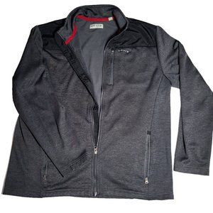 Orvis Women's Large Dark Gray / Black Jacket Lightweight Pockets Size L